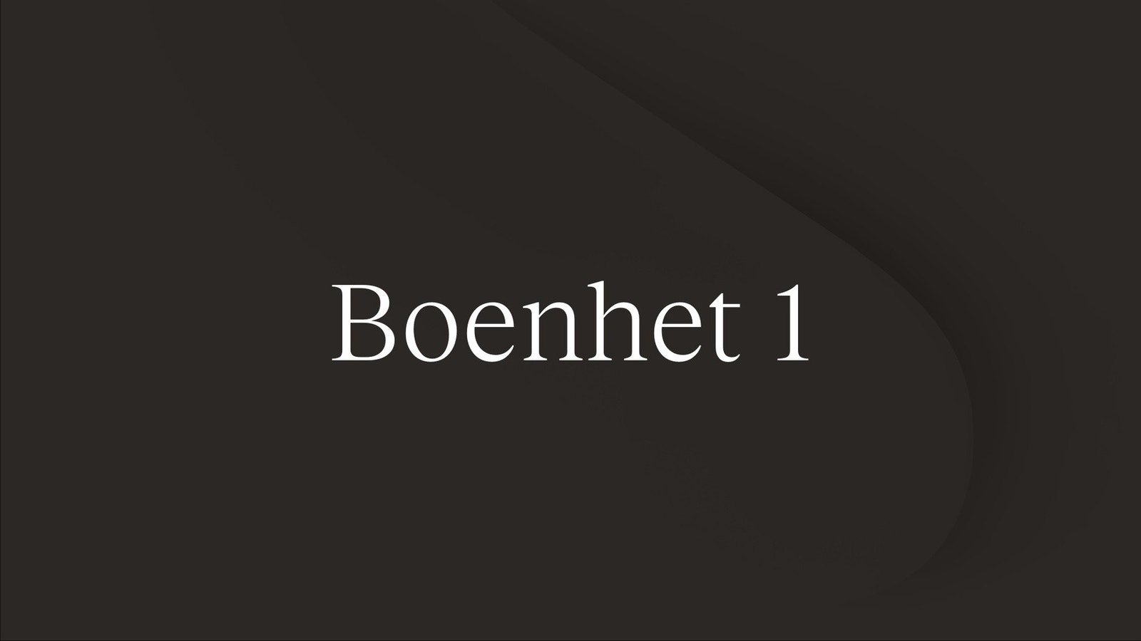 Boenhet 1. Galleribilde