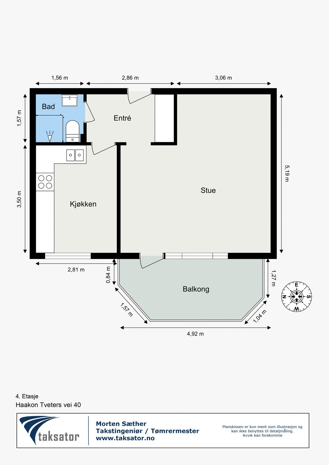 Planskisse. Galleribilde