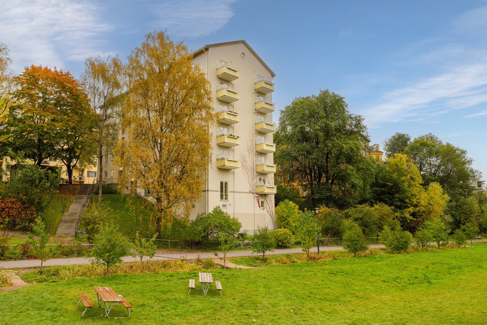 Fasade fra Iladalen park. Galleribilde