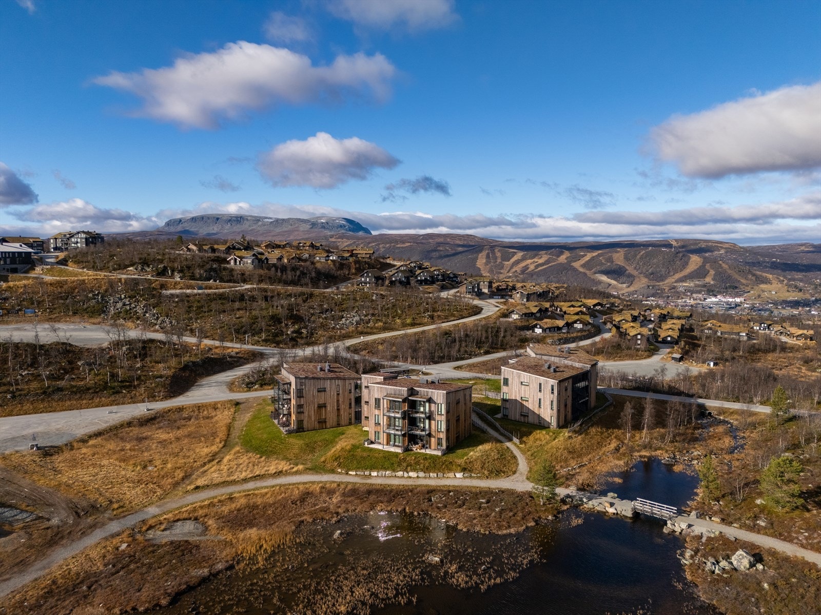 Geilo Fjellandsby er et eksklusivt hytteområde med ski inn/ski ut. Galleribilde