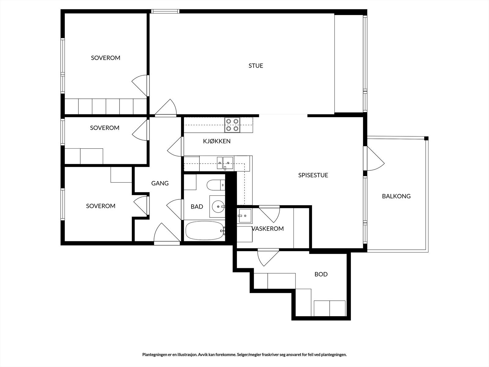 - Plantegning - Galleribilde