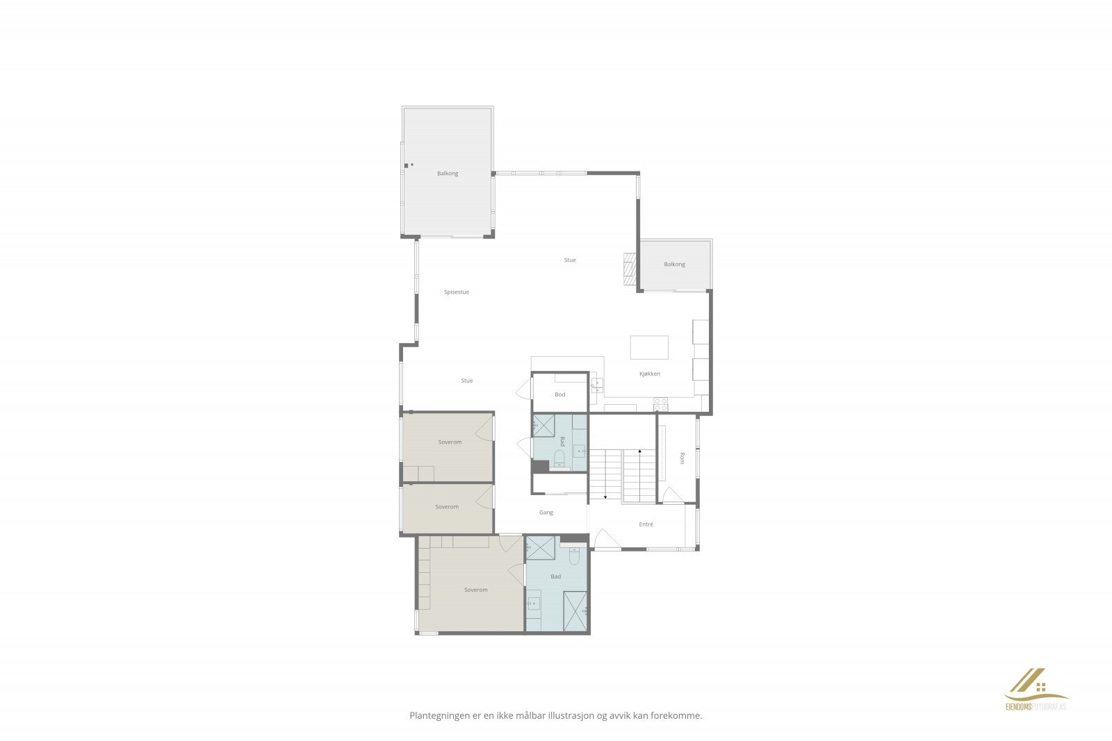 Plantegning Galleribilde