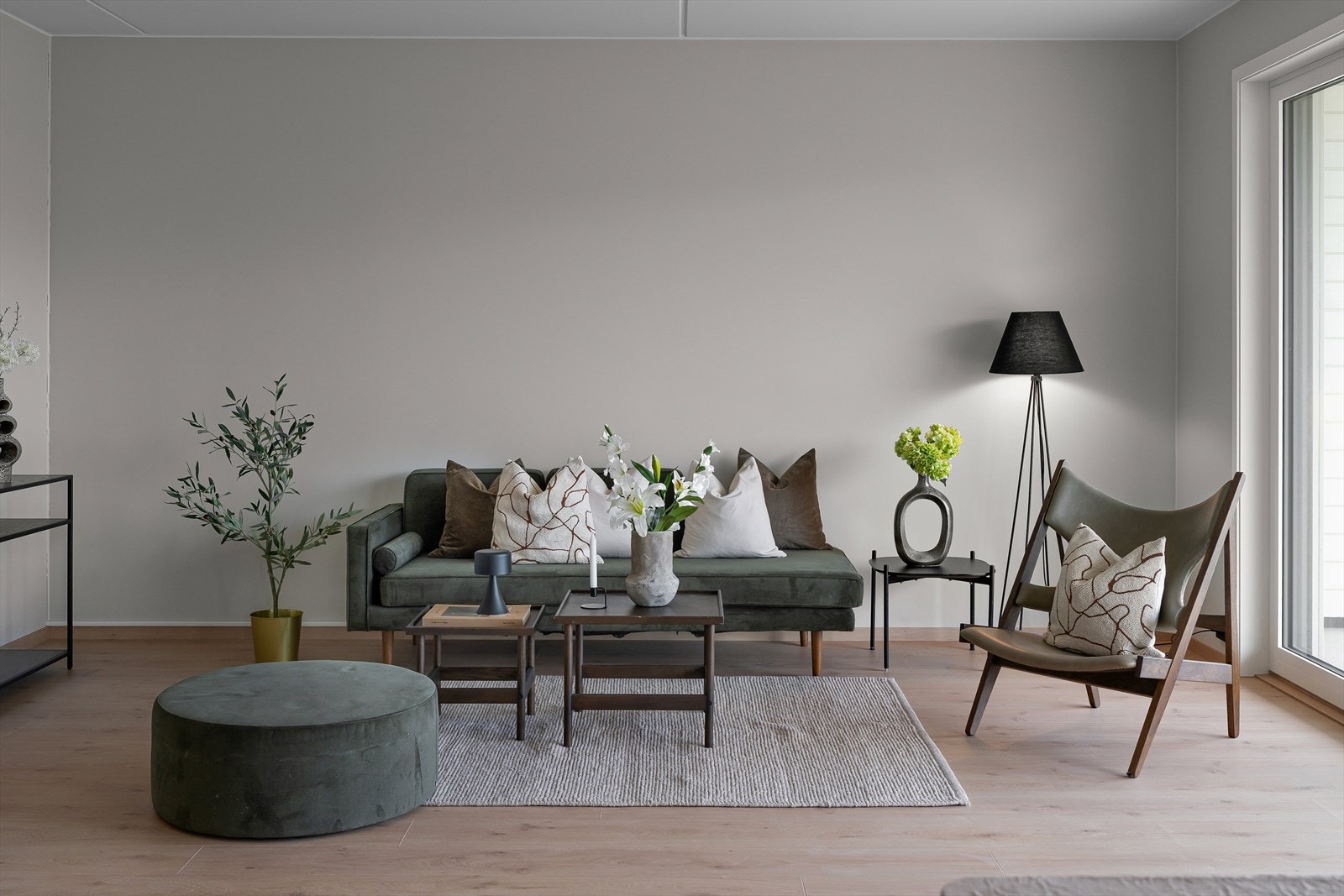 En lekker, påkostet og nyoppført leilighet med en attraktiv og barnevennlig beliggenhet på Ganddal. (Bilde tatt fra H0502) Galleribilde