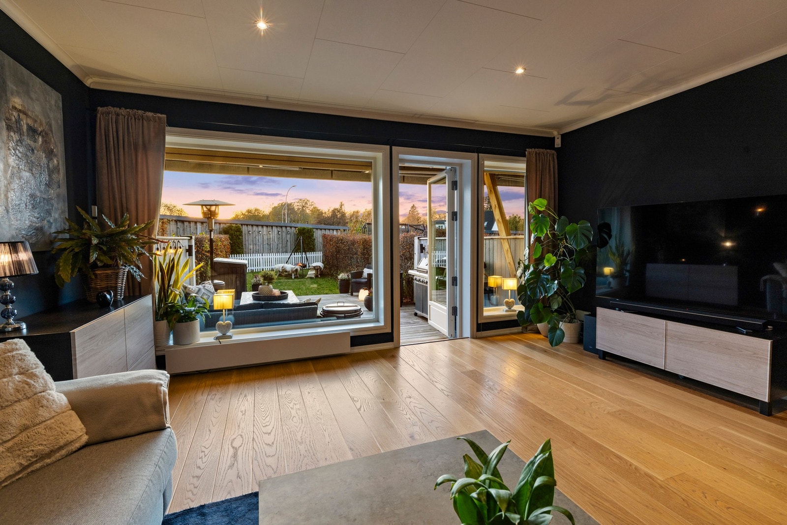 Lun kveldsstemning Galleribilde