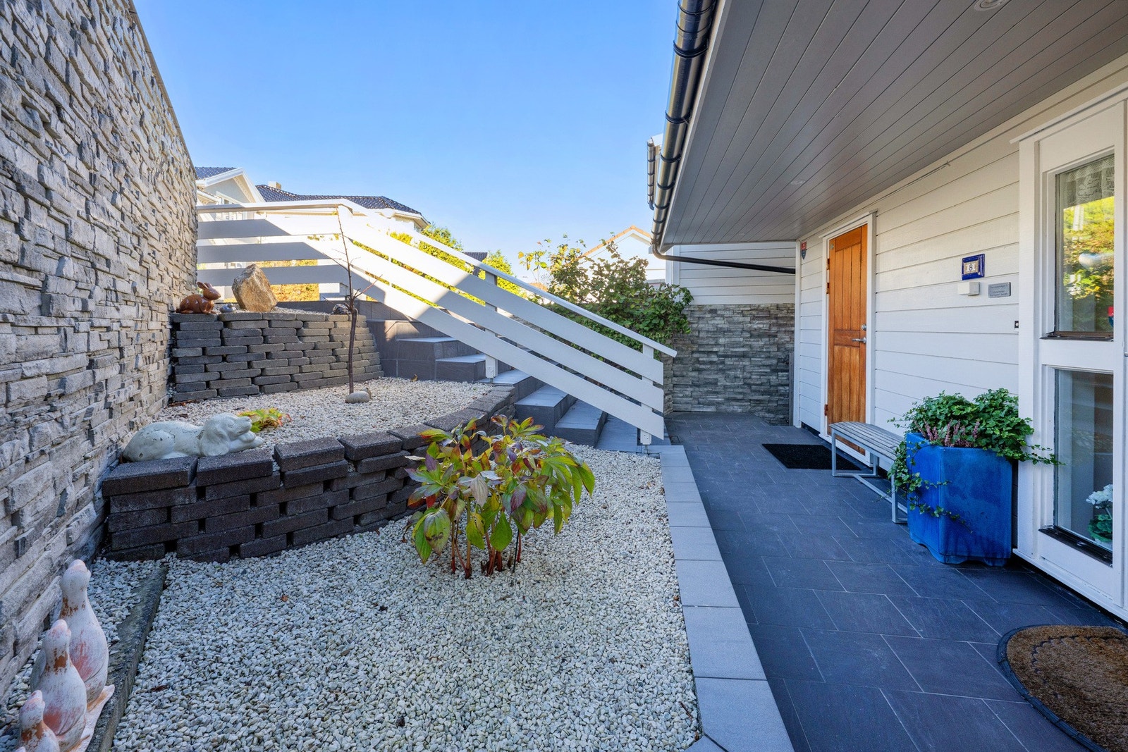 Pent og innbydende inngangsparti. Galleribilde