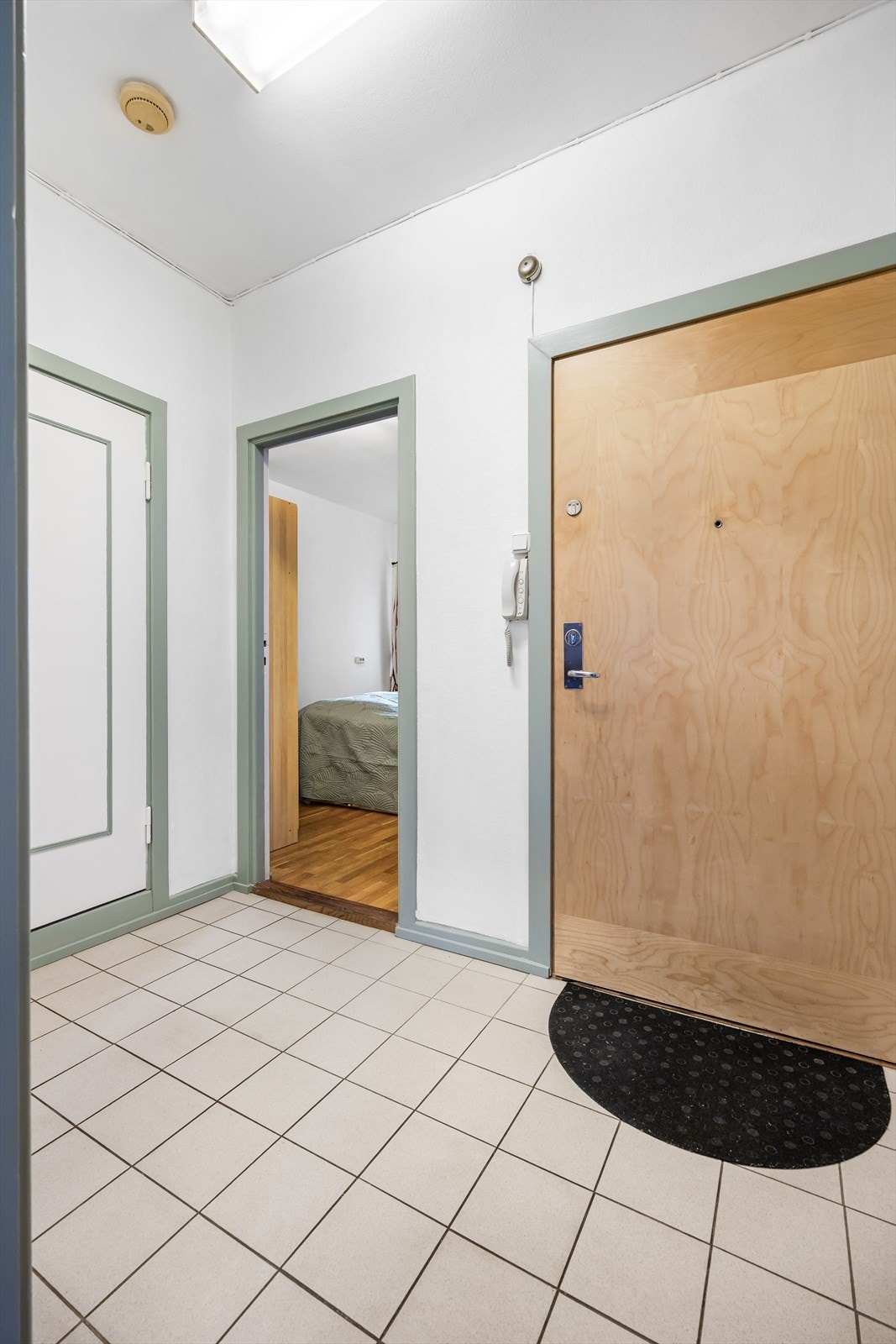 Inngangsdører ble pusset opp i 2022. Inngangs- og kjellerdører er laget i edeltre og er en av årsakene til at selskapet er på gul liste . Dørene ble pusset opp, justert, oljet og nye sparkeplater i messing ble montert i følge forretningsfører. Galleribilde