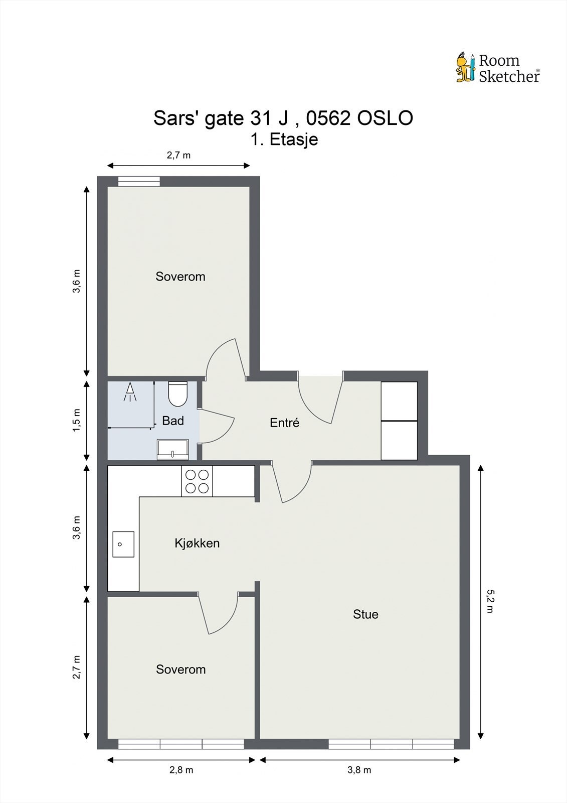 Plantegning Galleribilde
