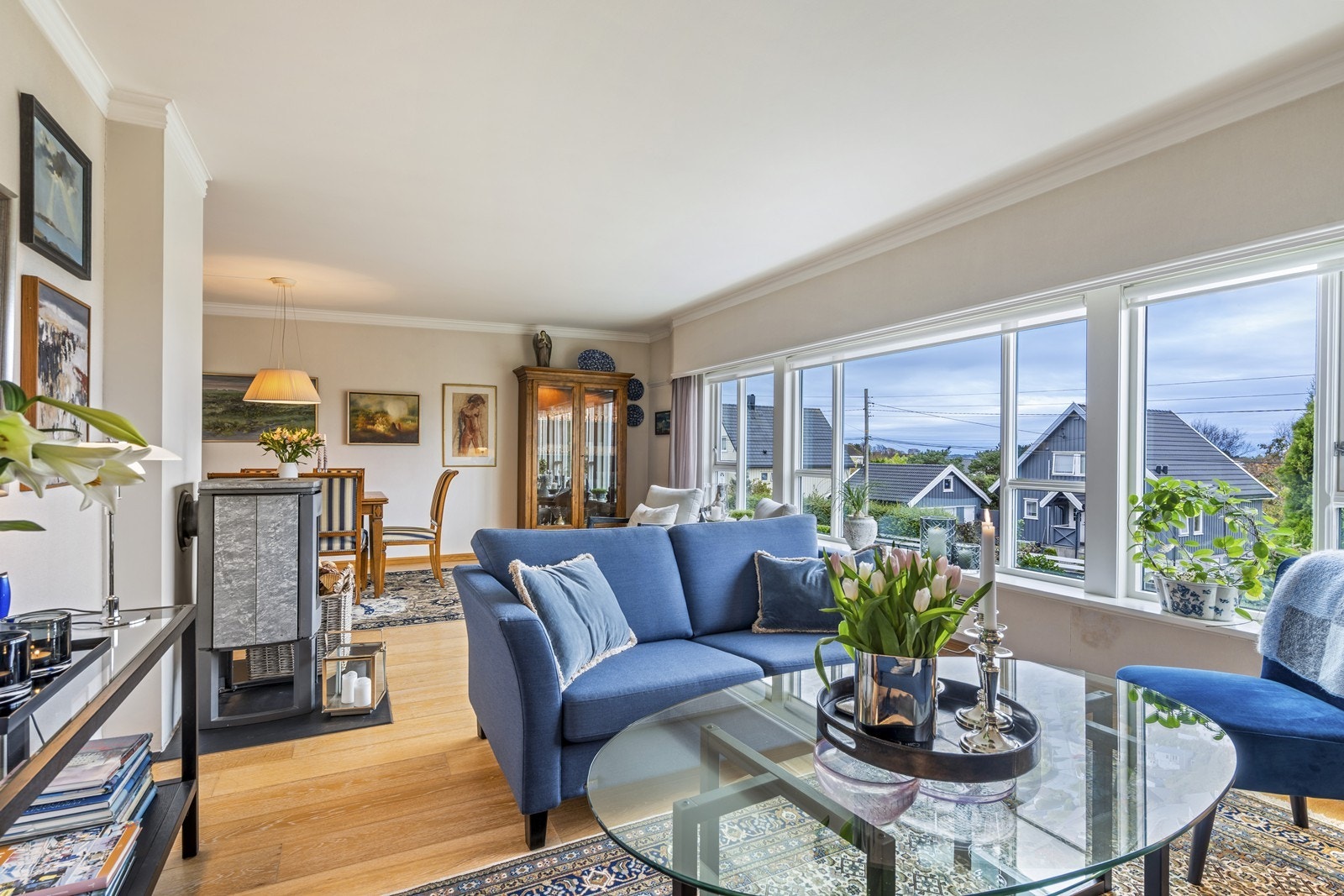 Fra salonghjørnet Galleribilde