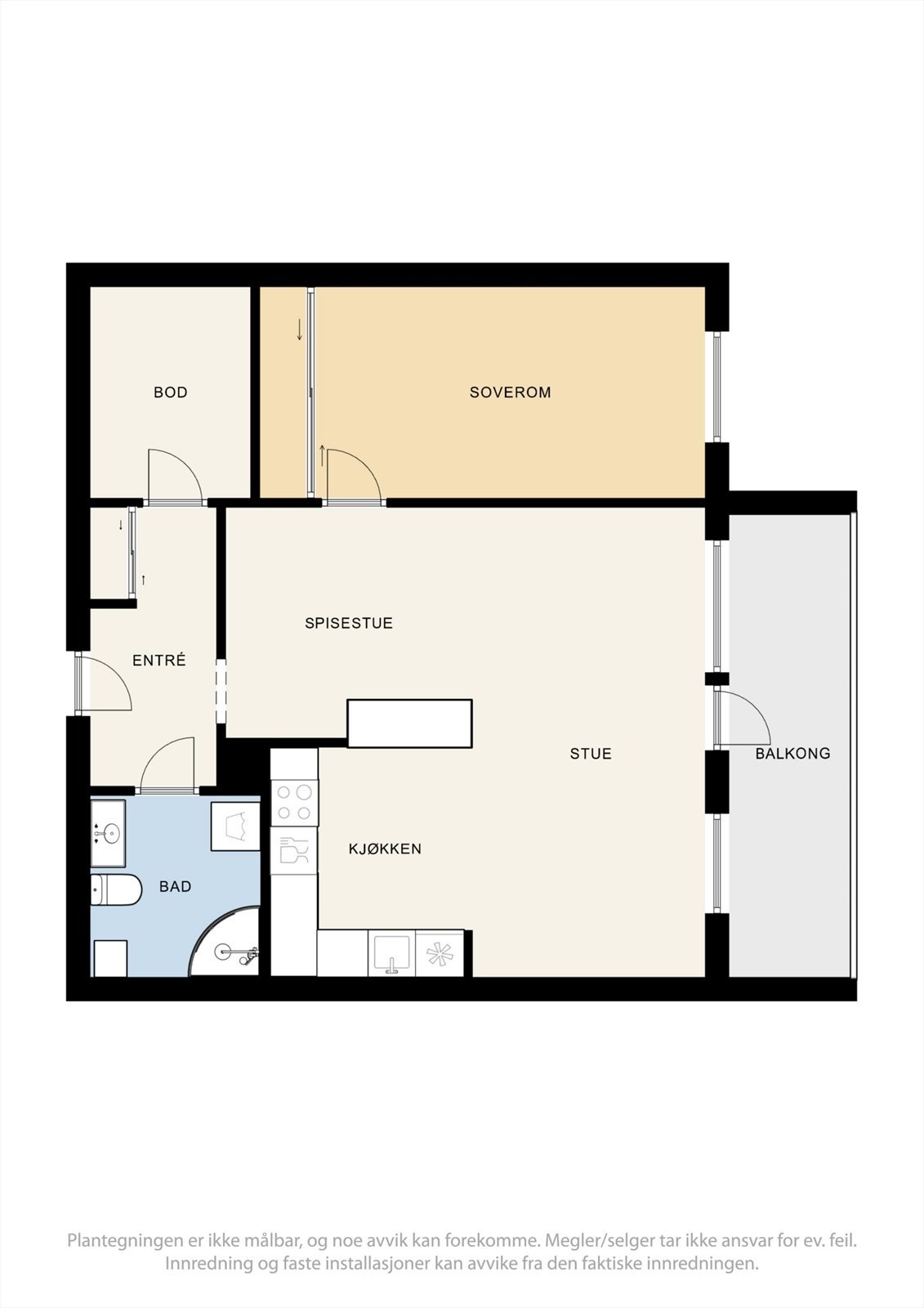 Plantegning Galleribilde