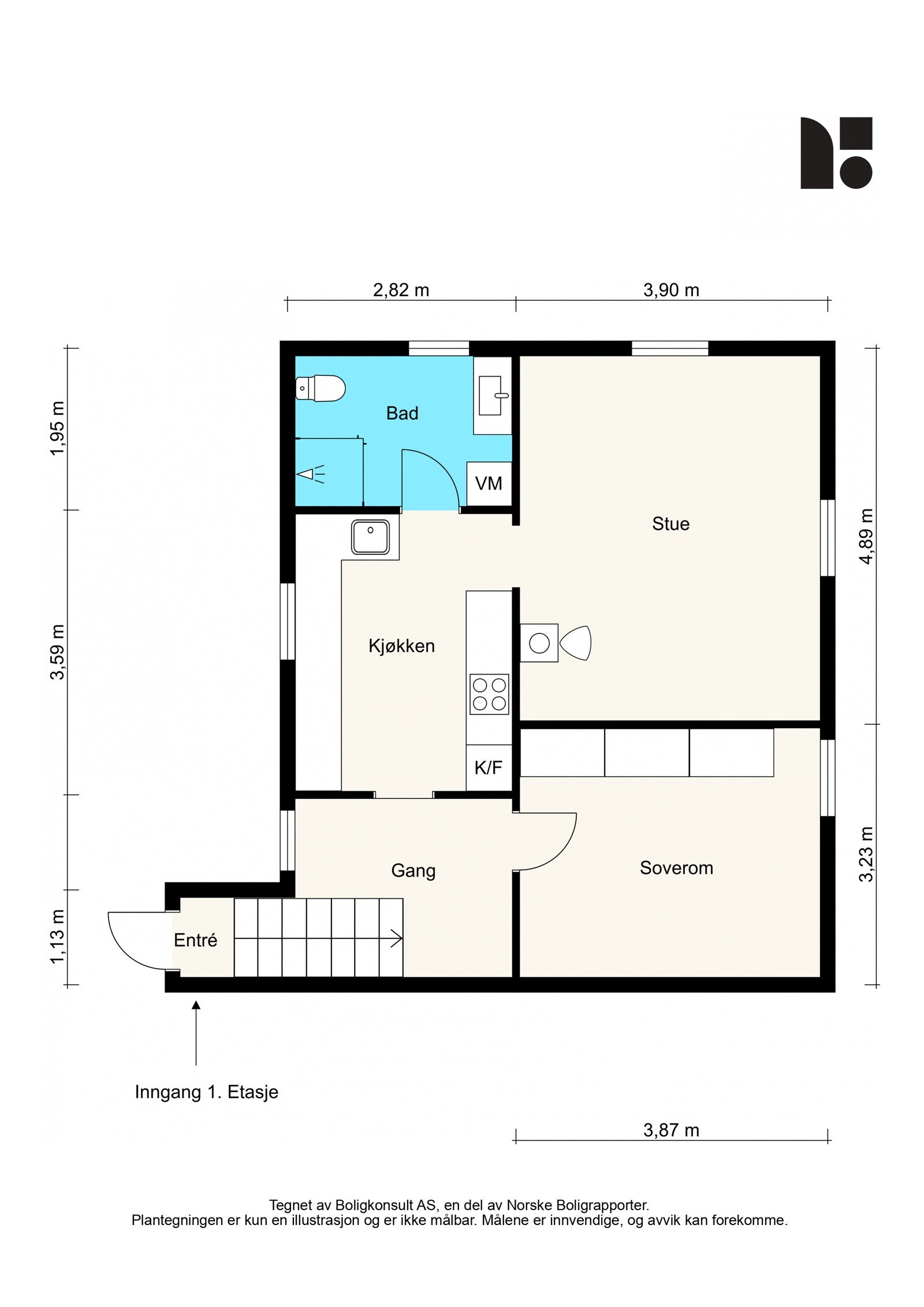 Plantegning. Galleribilde