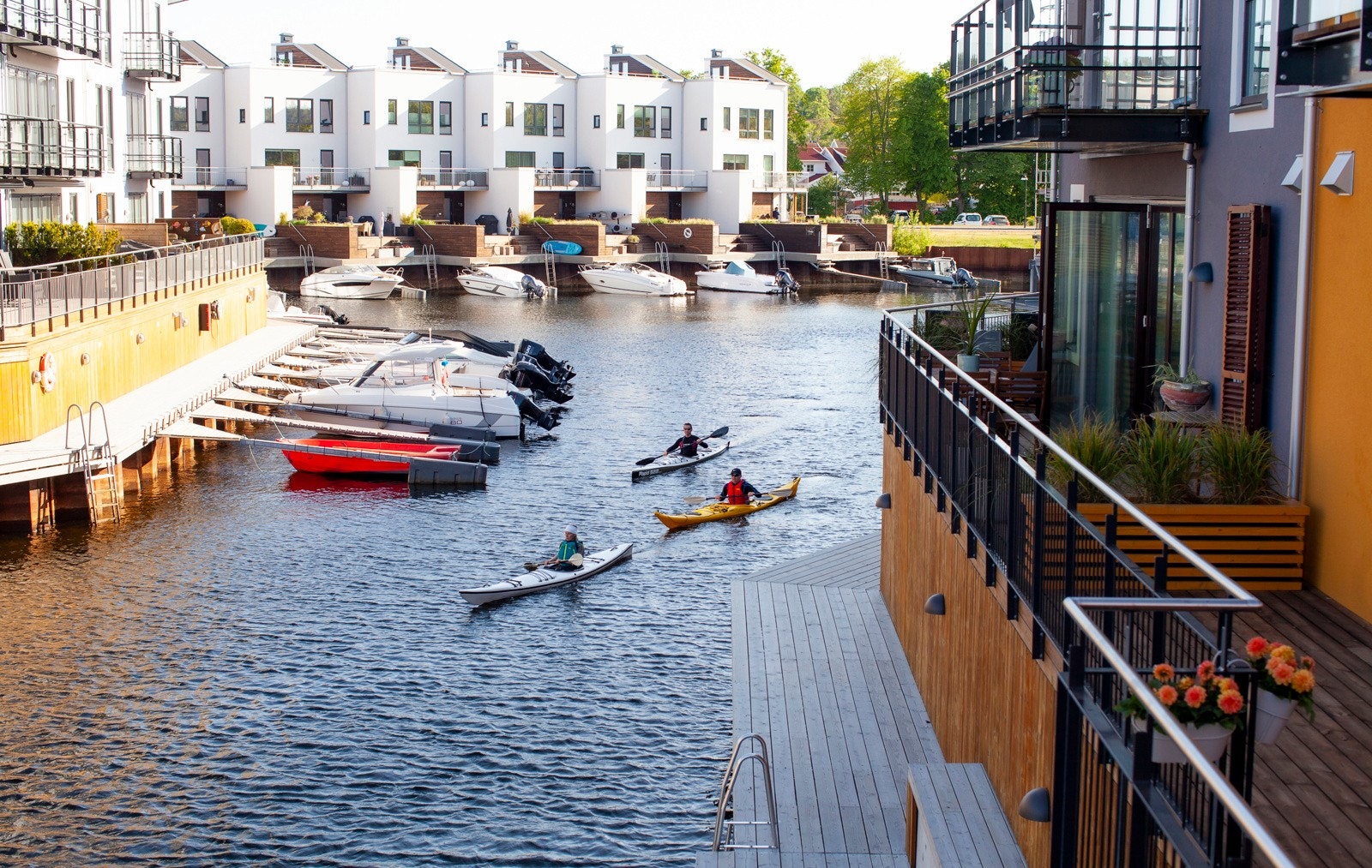 Her kan du ta sjøveien direkte fra boligen Galleribilde