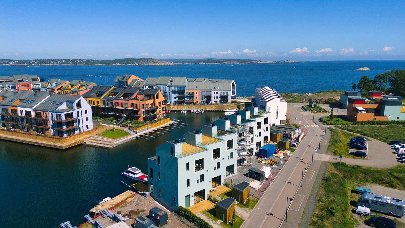Sjøparken er en liten bydel i Stavern Galleribilde