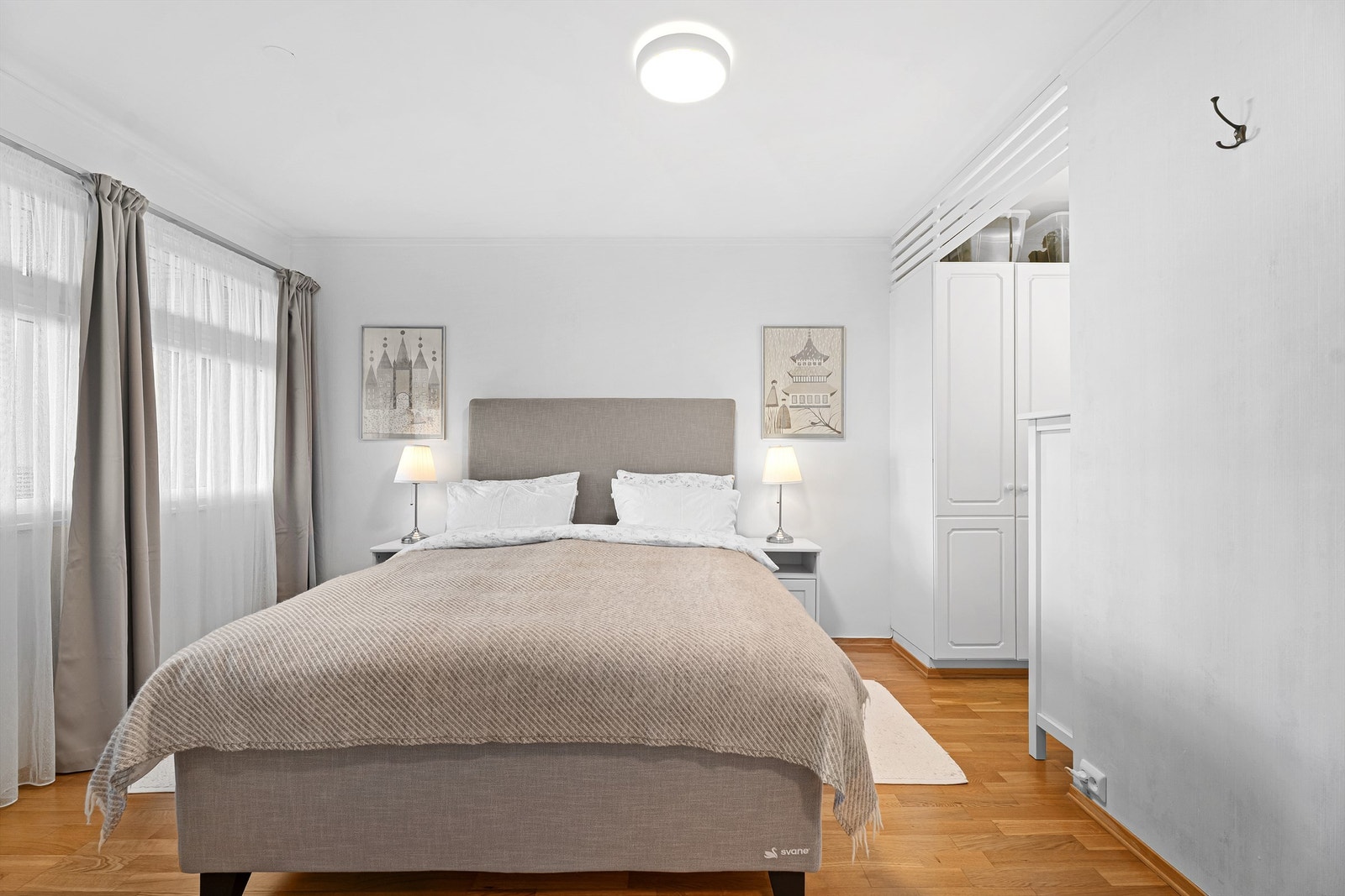 Godt med vindusflater som gir rikelig med lys Galleribilde