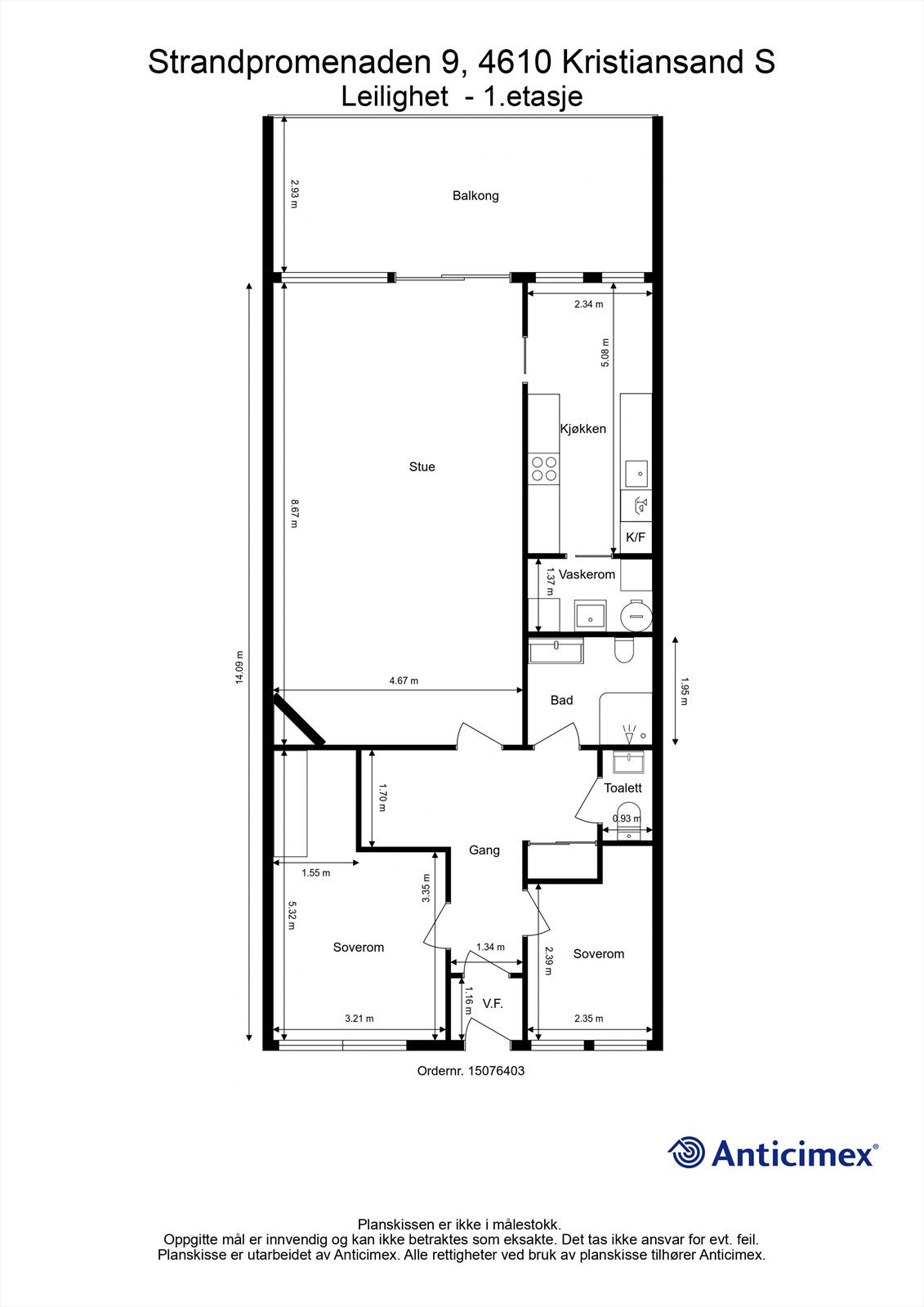 Plantegning Galleribilde