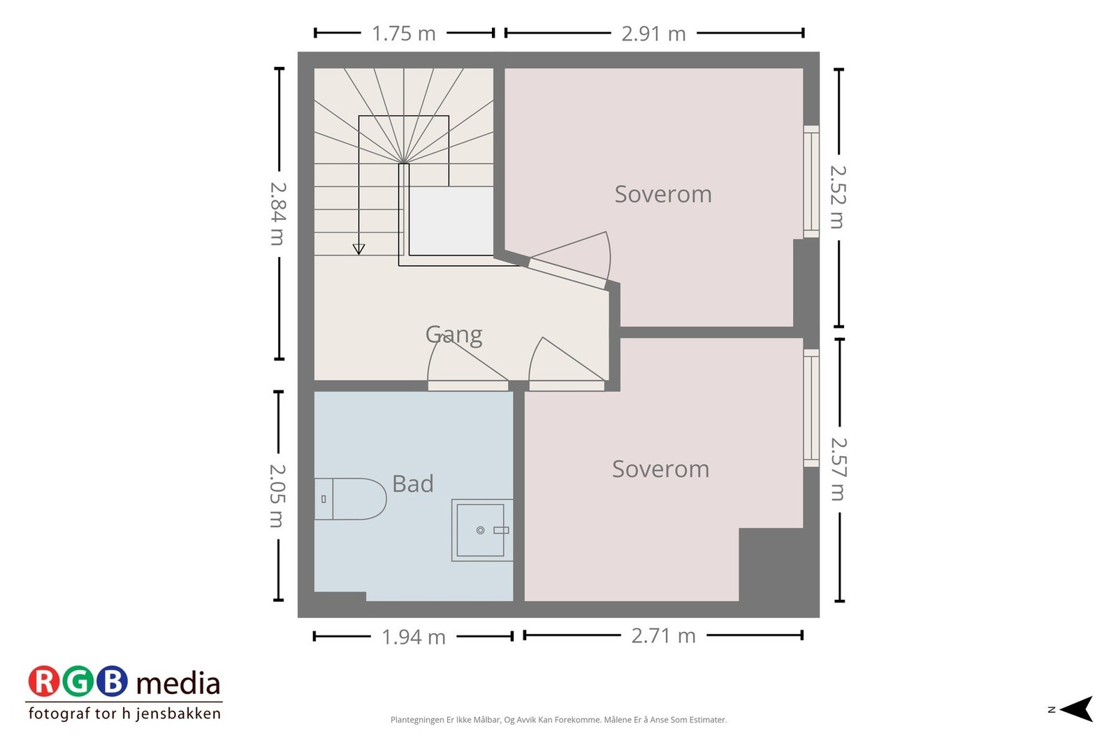 Plantegning 2. etasje. Galleribilde