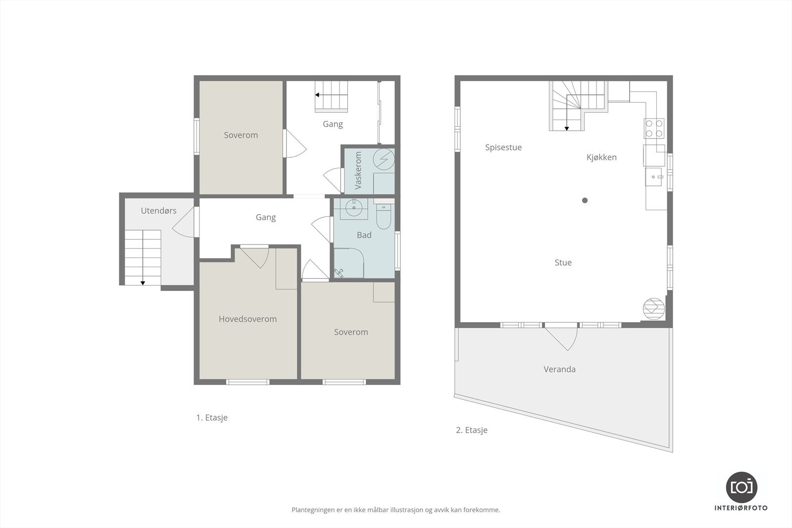 Plantegning Galleribilde