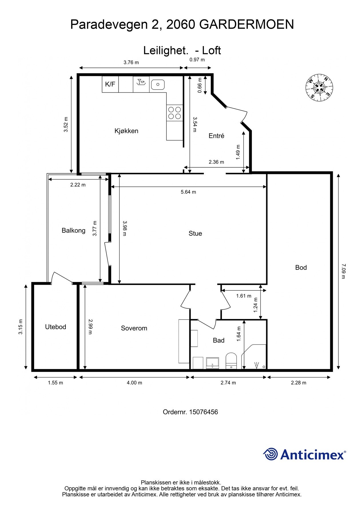 Plantegning. Galleribilde