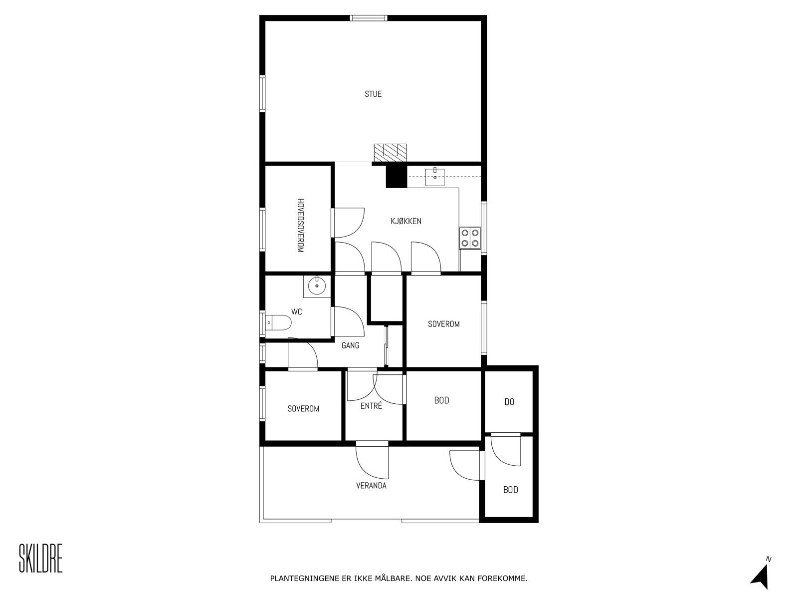 Plantegning Galleribilde