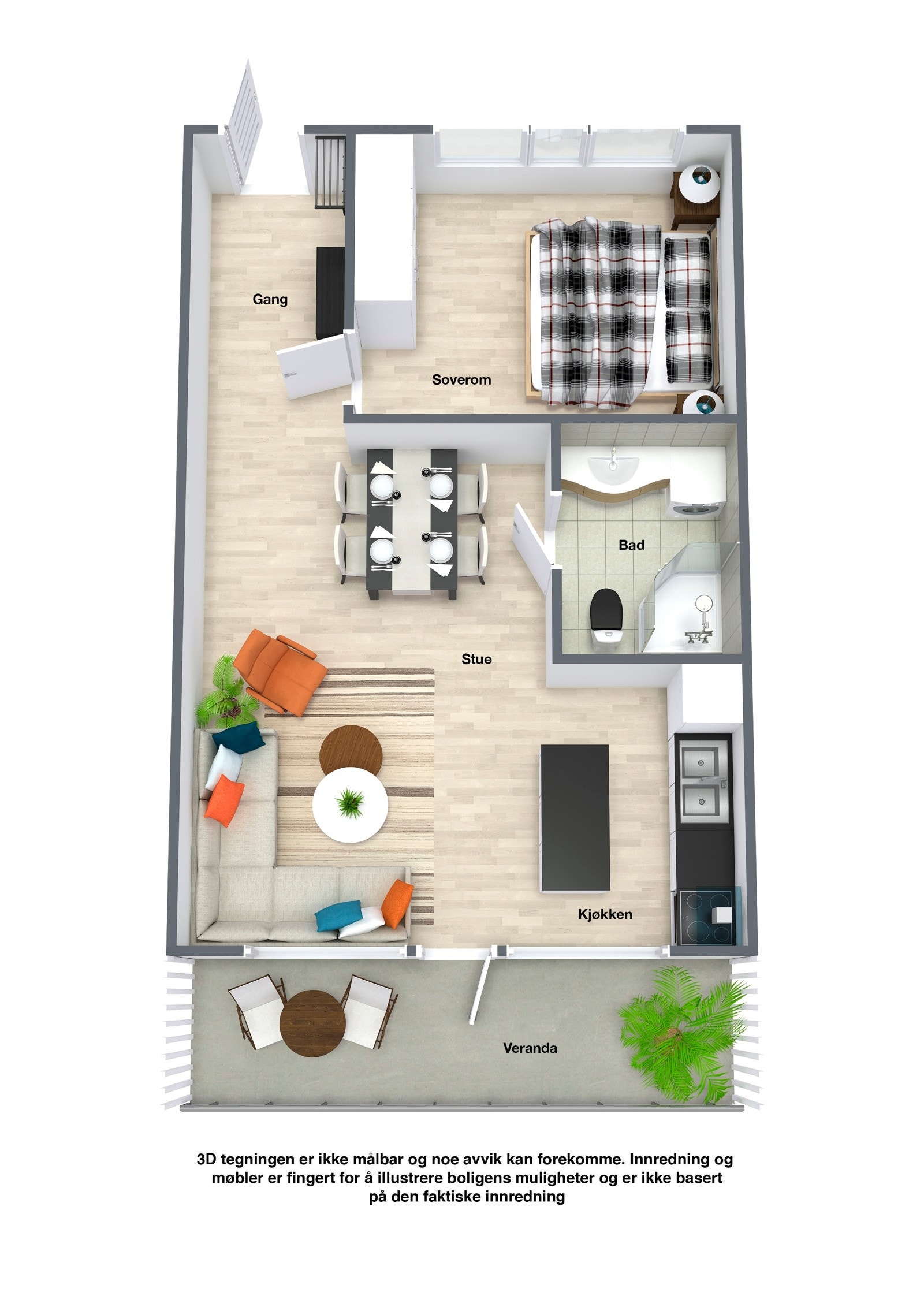 Plantegning Galleribilde