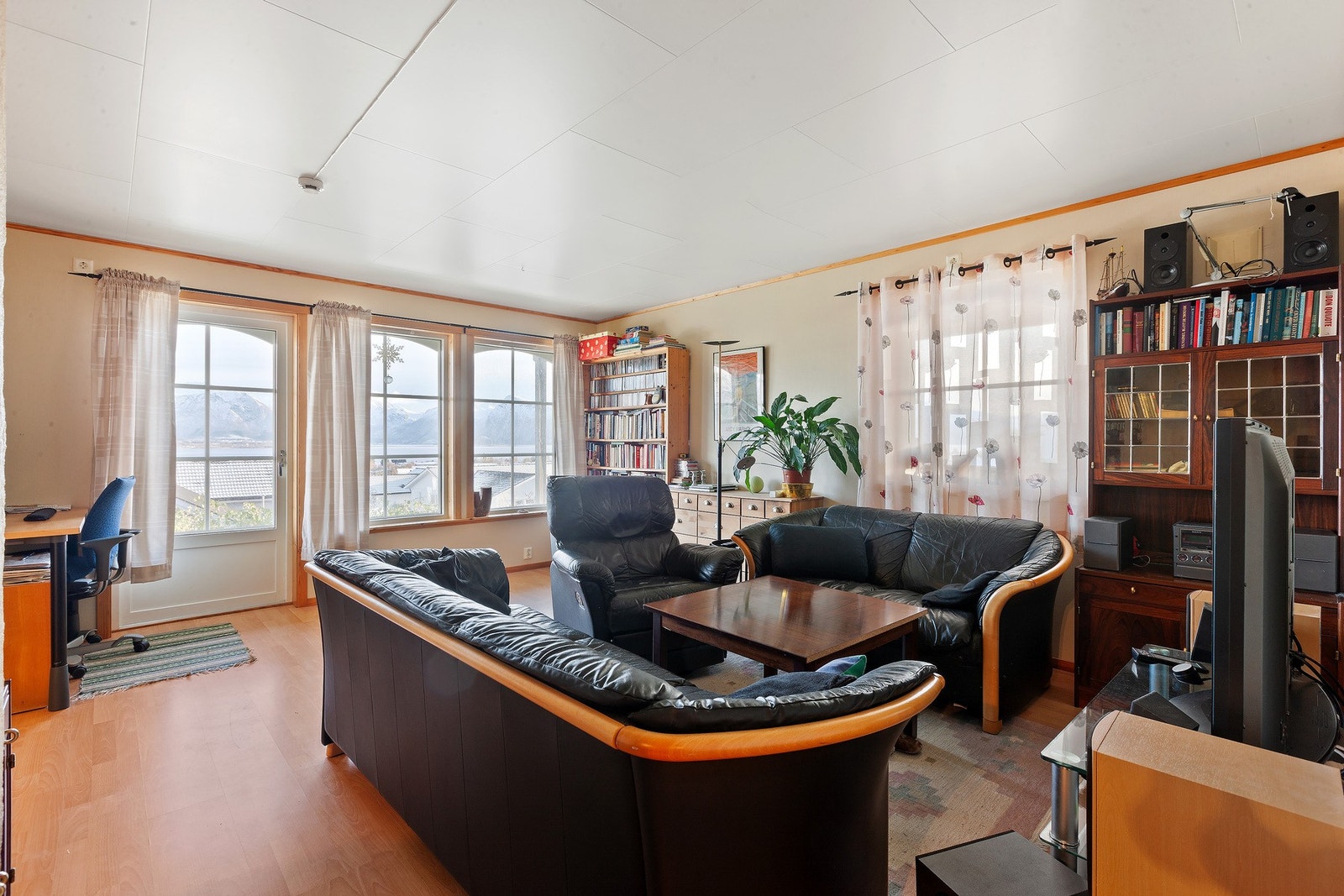 Det er fin utsikt også fra leiligheten. Galleribilde