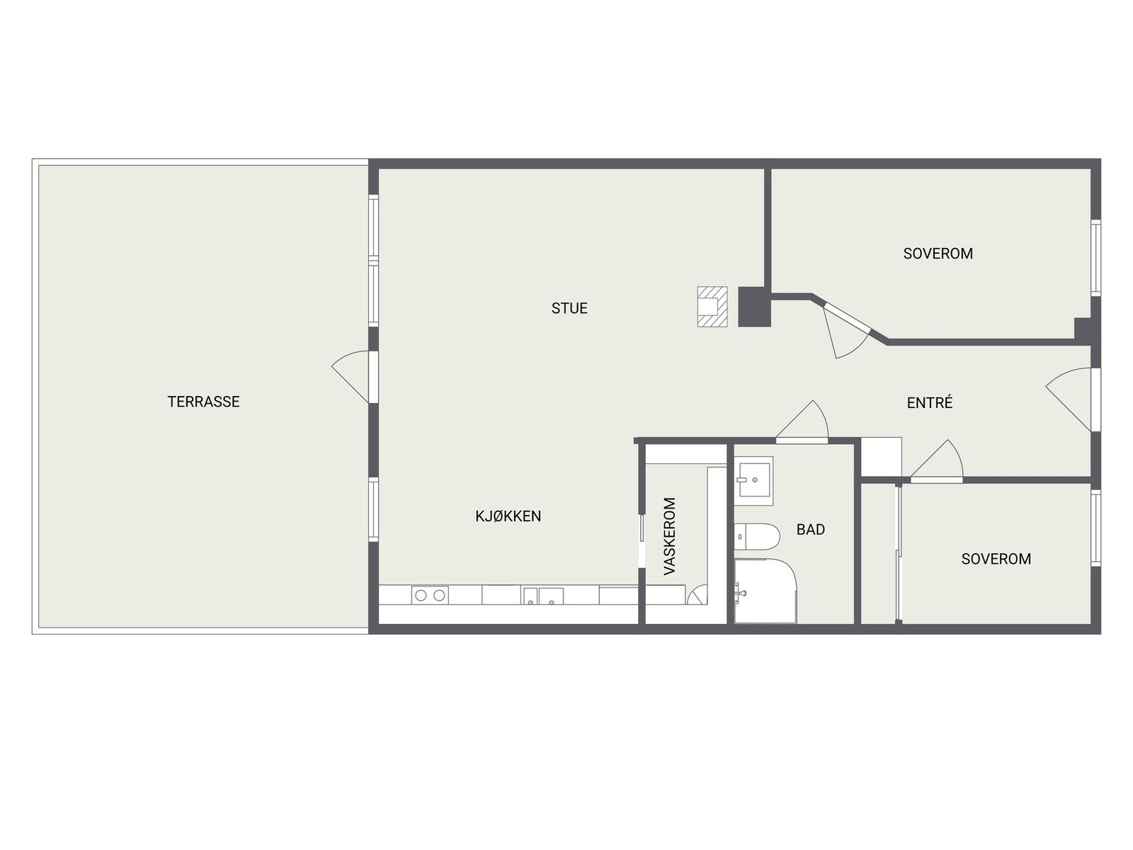 Plantegning Galleribilde