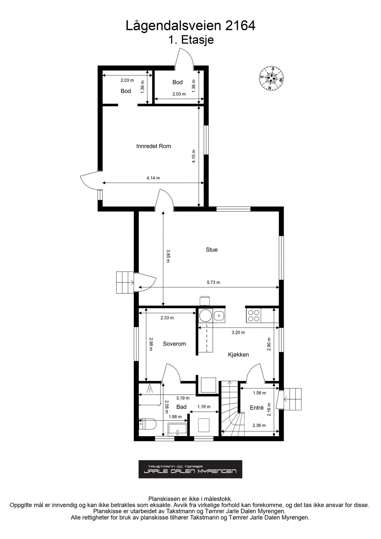 Plantegning 1. etasje. Galleribilde