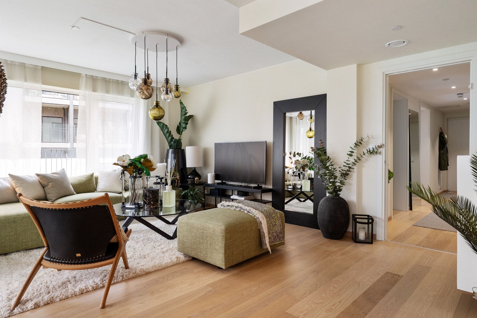 Lys og lekker stue Galleribilde