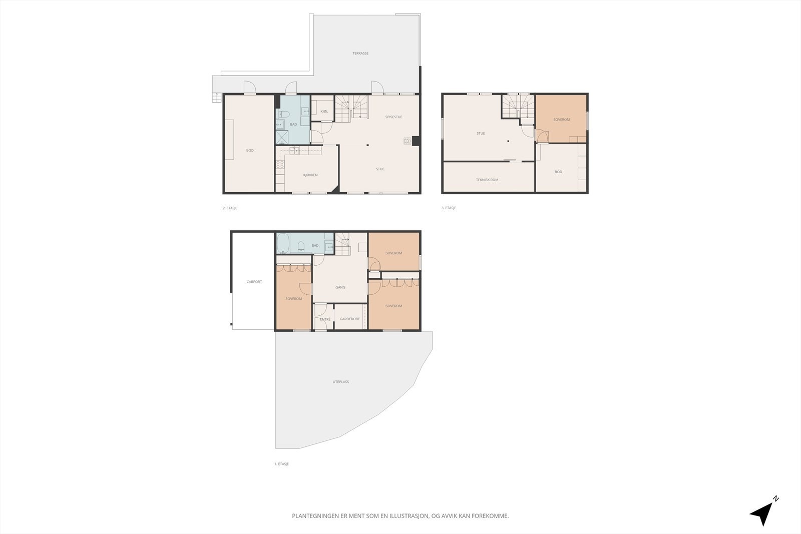 Plantegning. Galleribilde