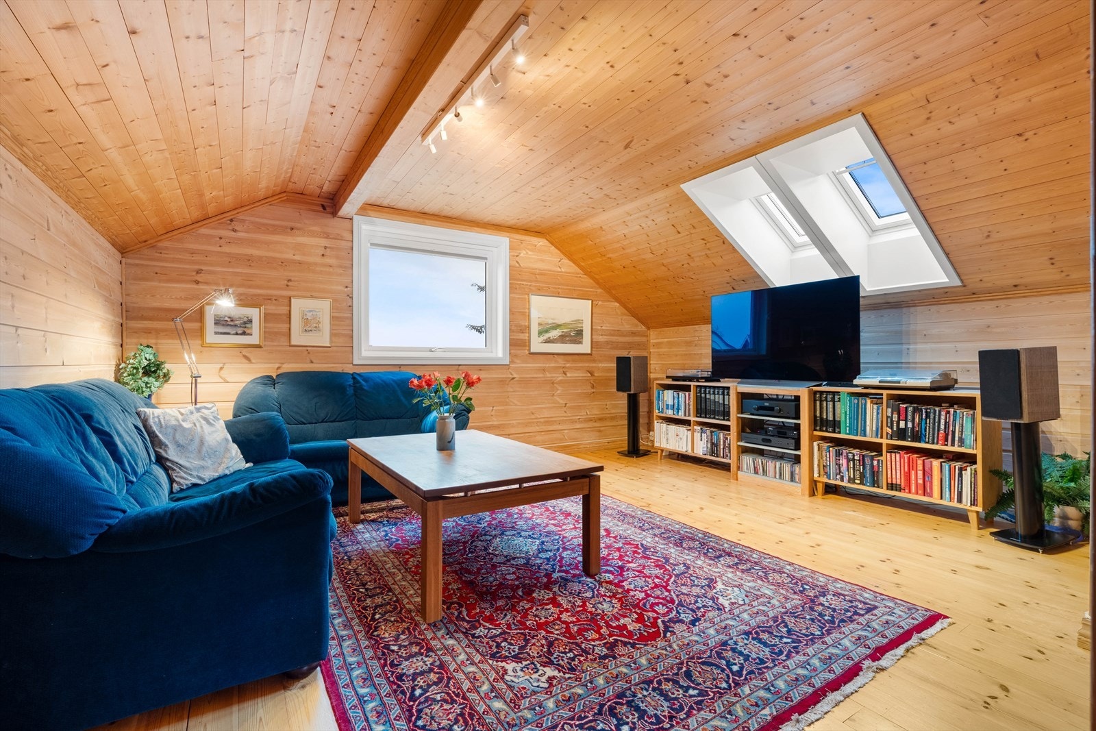 Perfekt som hjemmekino, et ekstra rom eller et allrom for familien. Galleribilde