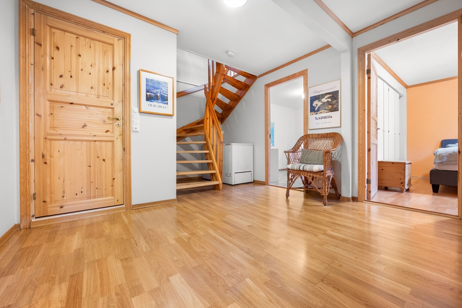 Fra gangen er det adkomst til boligens soverom. Galleribilde