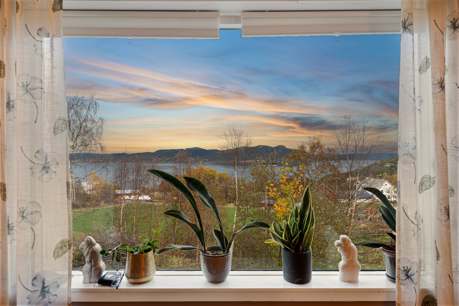 Utsikt fra stuevinduet. Galleribilde