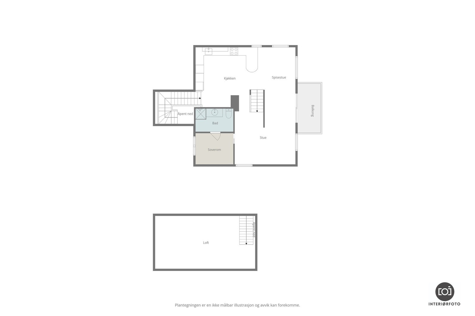 Plantegning 2.etasje. Galleribilde