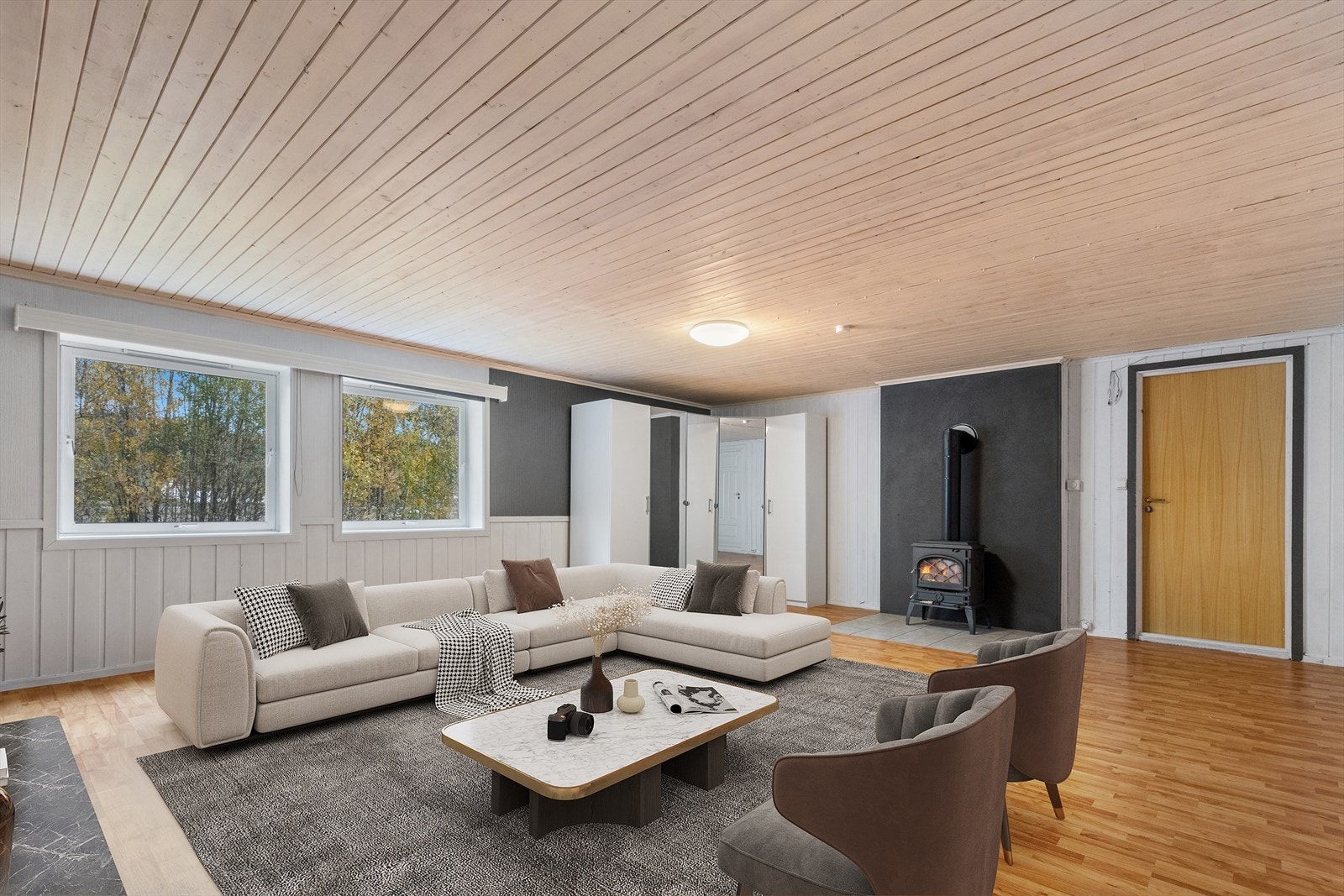 Kjellerstuen er digialt stylet til inspirasjon. Galleribilde