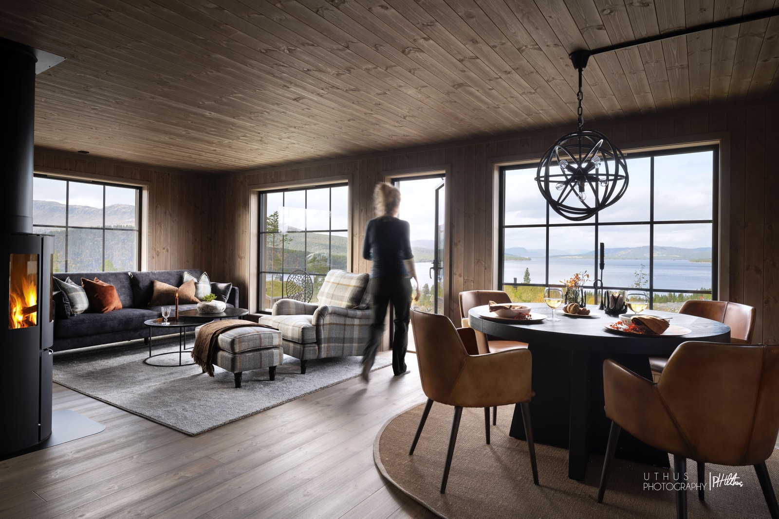 Hytten som er avbildet er av en tilsvarende modell som er prosjektert her på tomt 59 - avvik forekommer Galleribilde