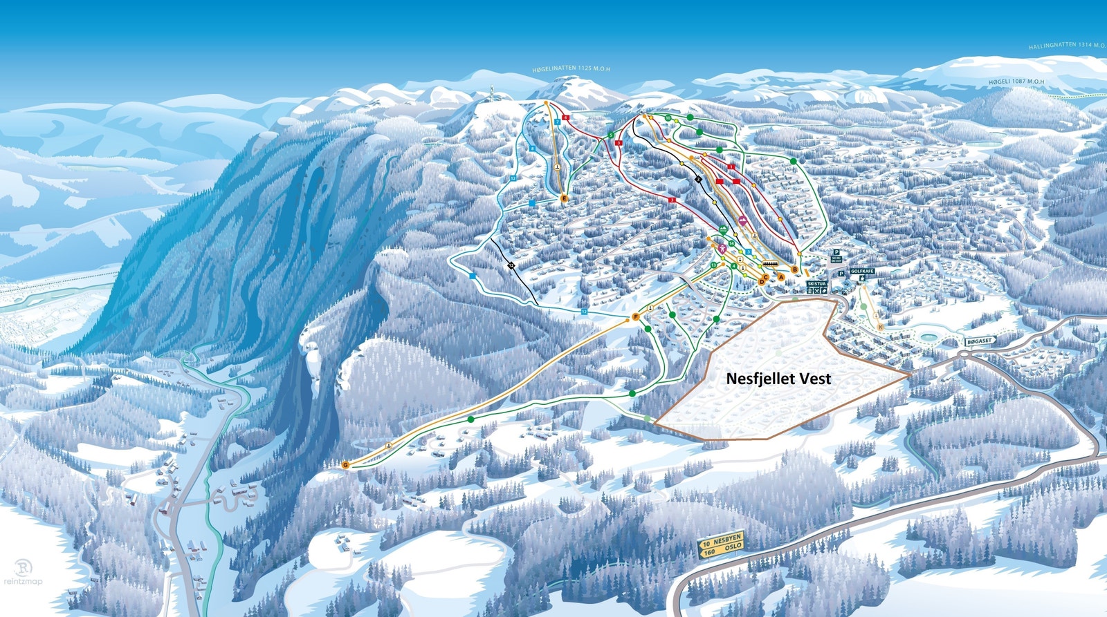 Nesfjellet Vest - hjertet av Nesfjellet Galleribilde