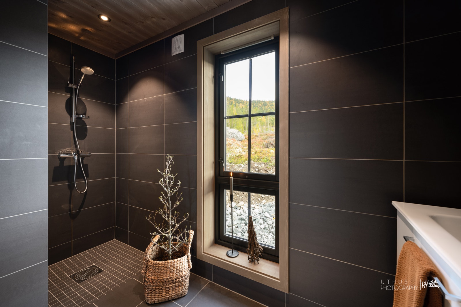 Alle flislagte gulv (utenom utebod) har gulvvarme Galleribilde