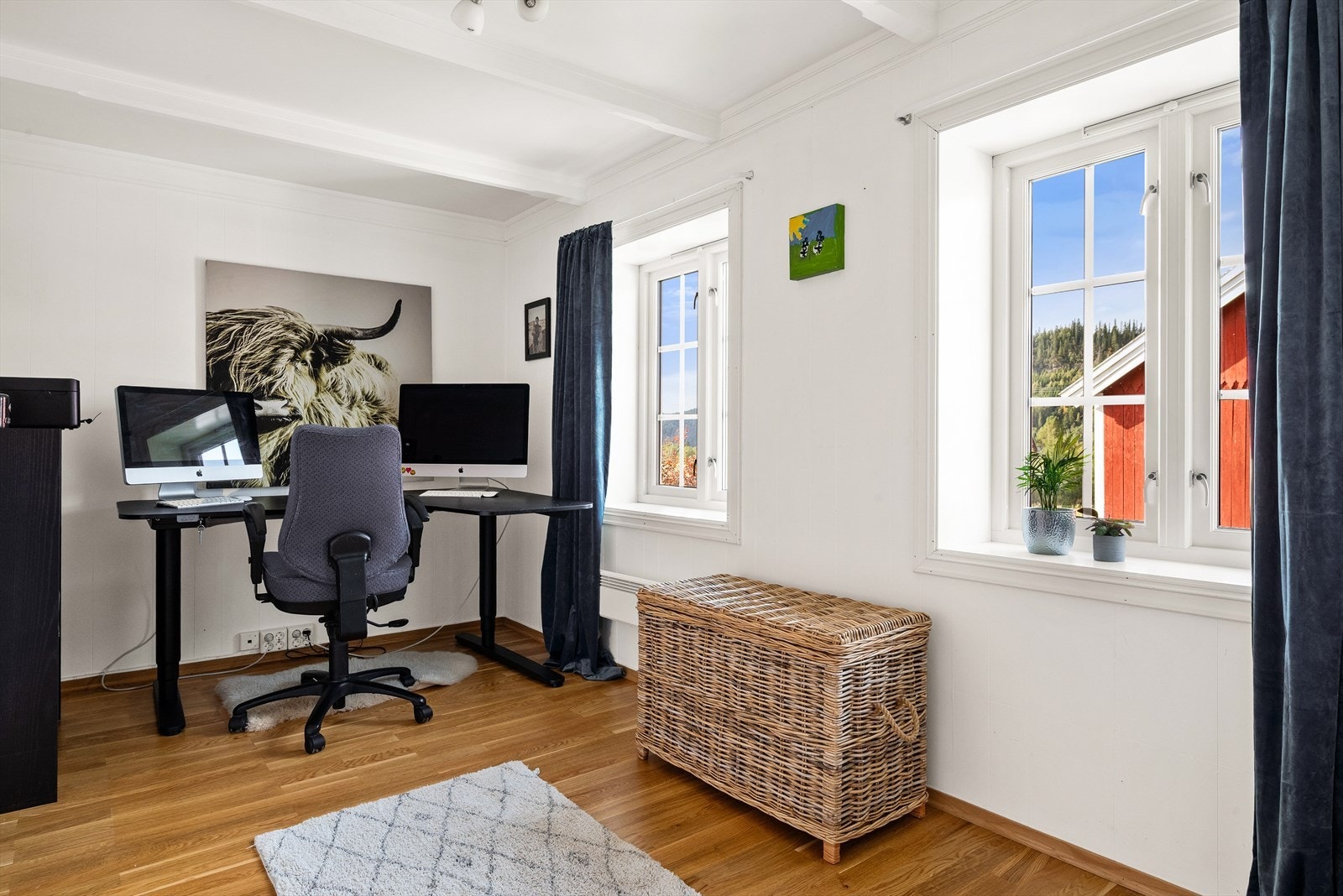 Innredet kontor, rom kan benyttes etter behov Galleribilde