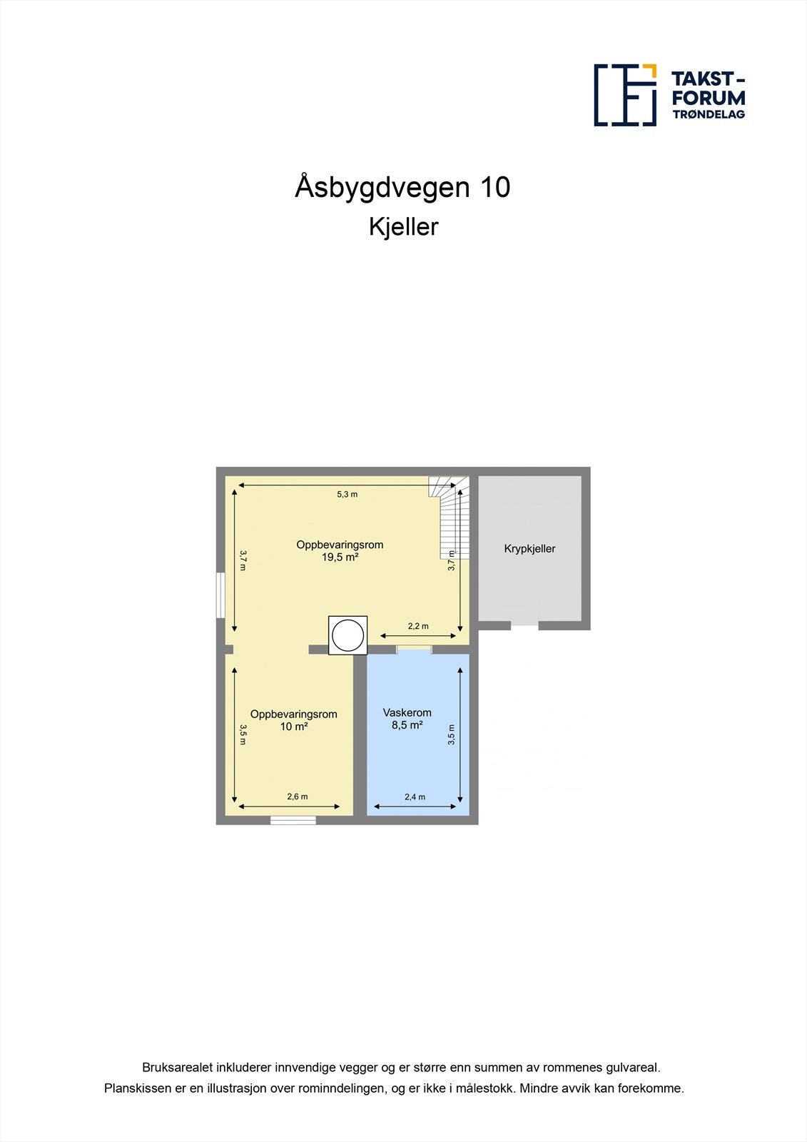 Plantegning - Kjeller. Galleribilde