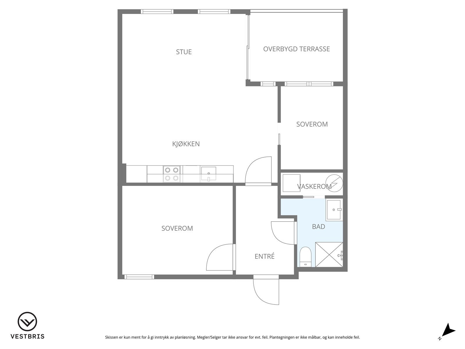 Plantegning - 2. etasje Galleribilde
