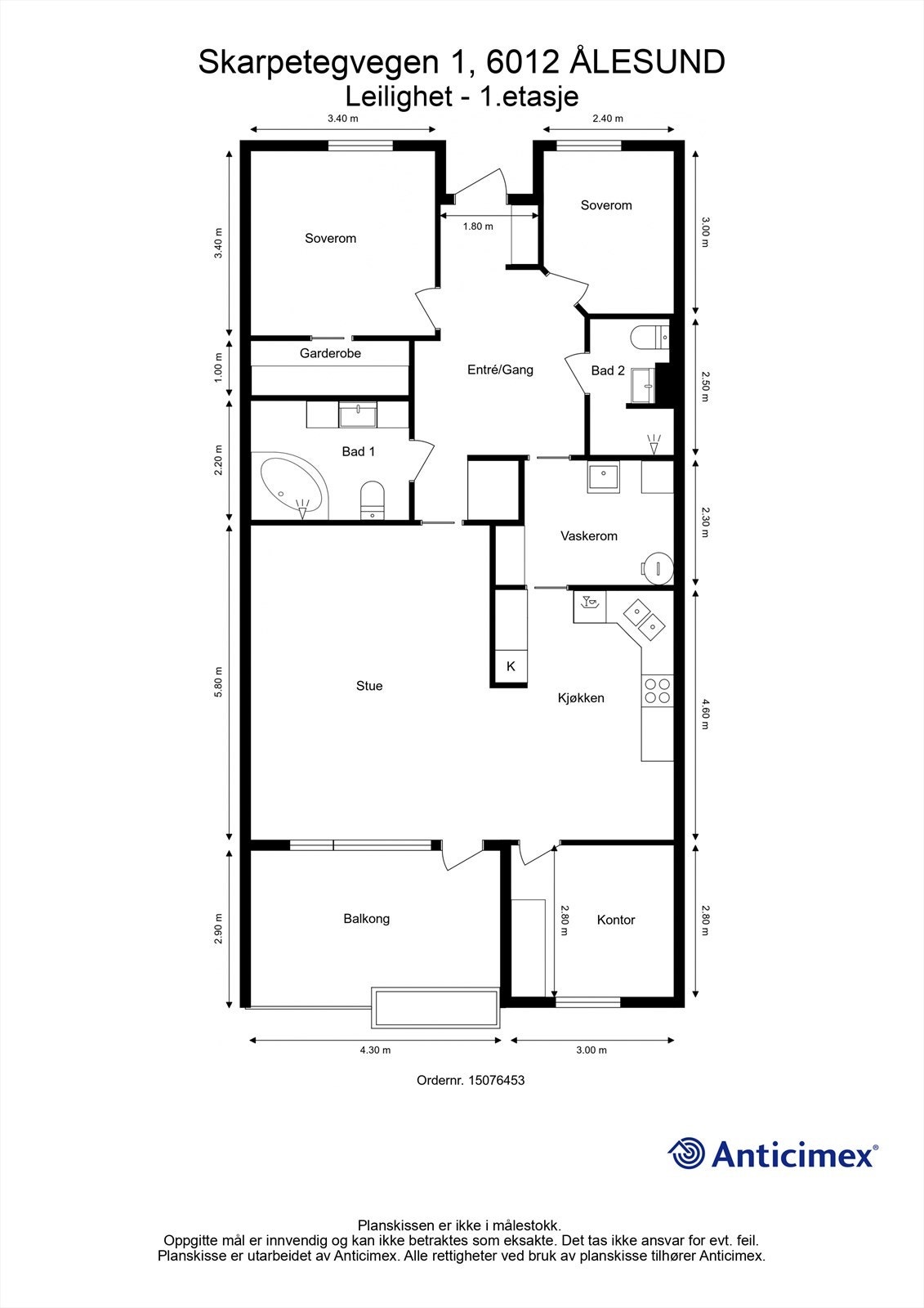 Plantegning Galleribilde