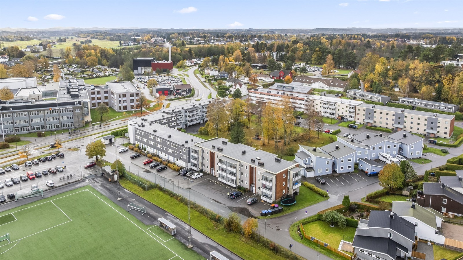 Område innbyr til sportslige aktiviteter i Bugårdsparken som kan tilby noe for enhver smak. Galleribilde
