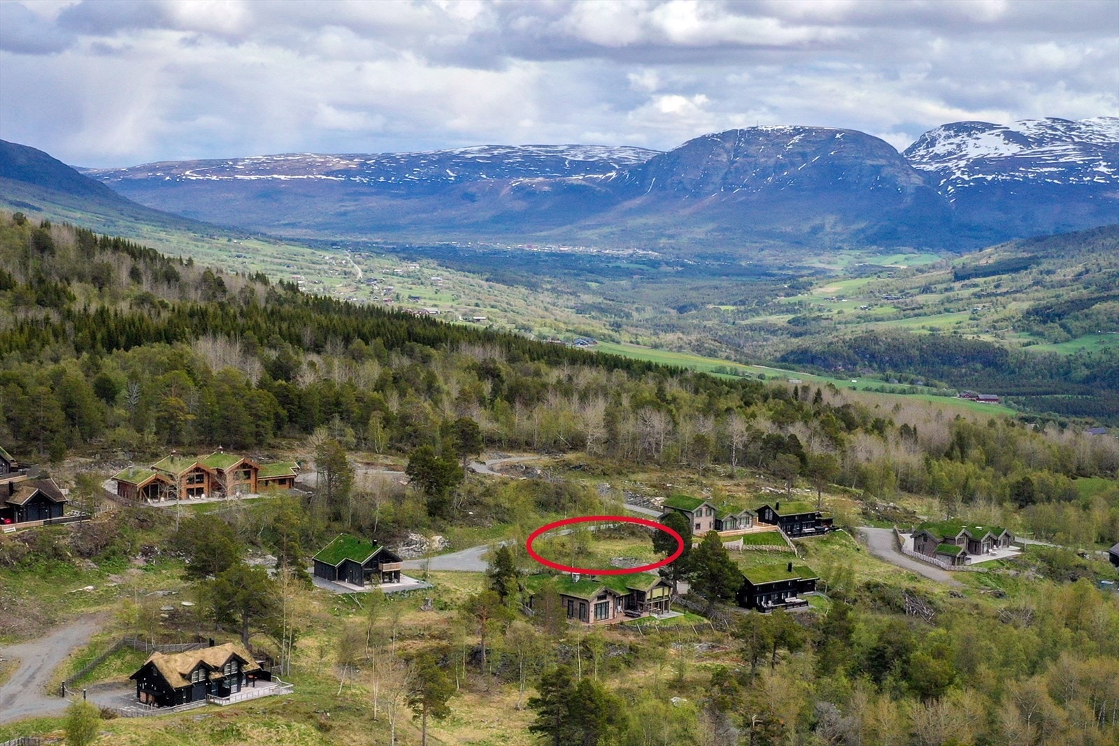 Oversiktsbilde med markering Galleribilde