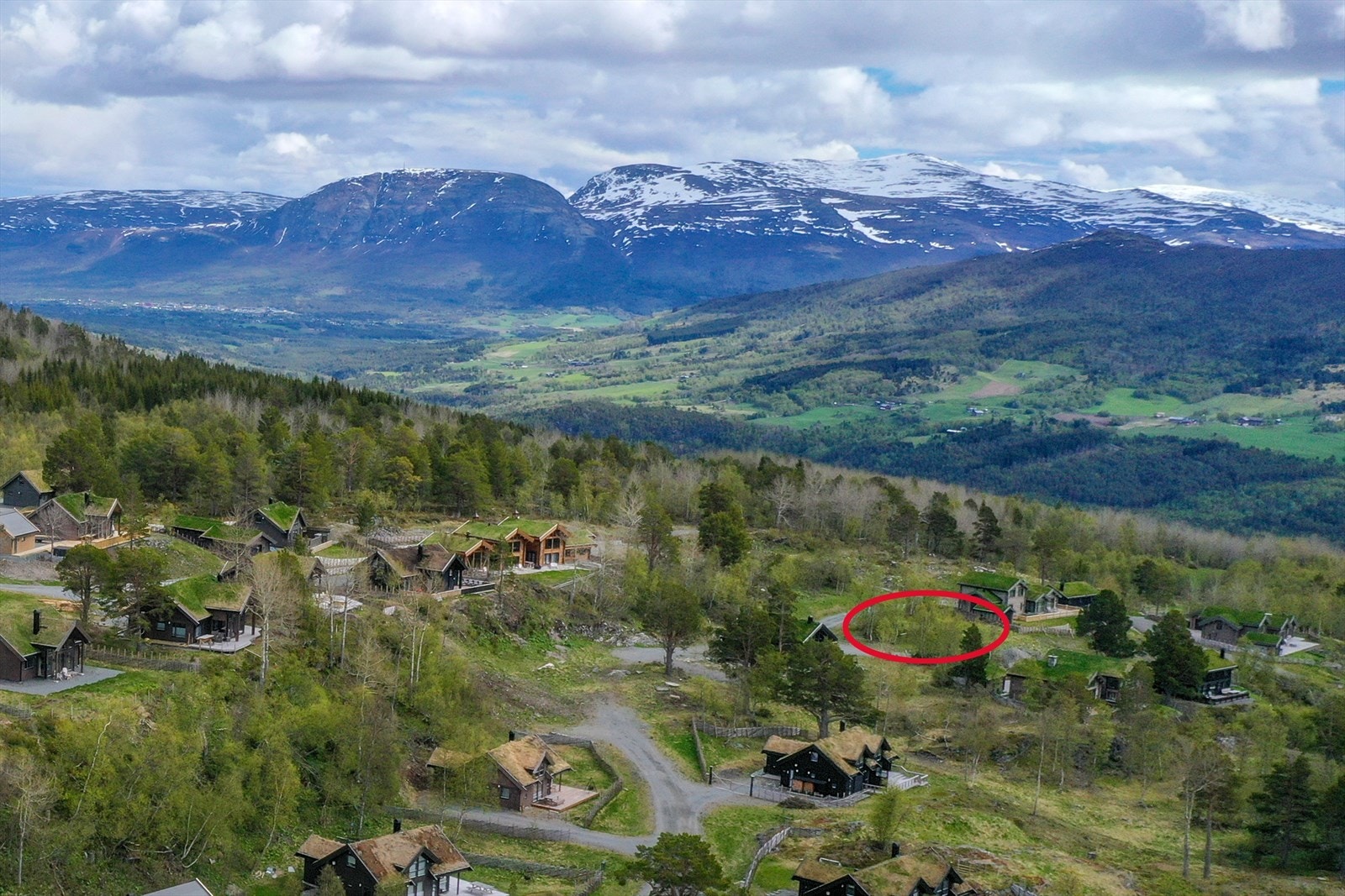 Oversiktsbilde med markering Galleribilde