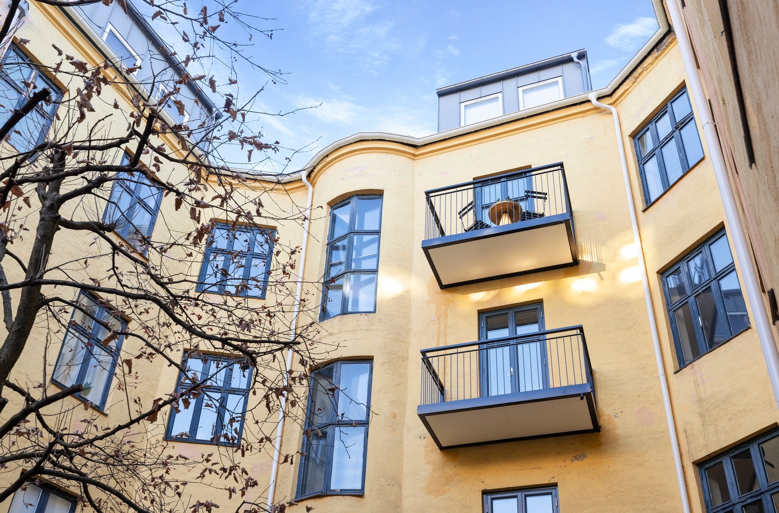 Balkongen ble montert i 2024. Galleribilde