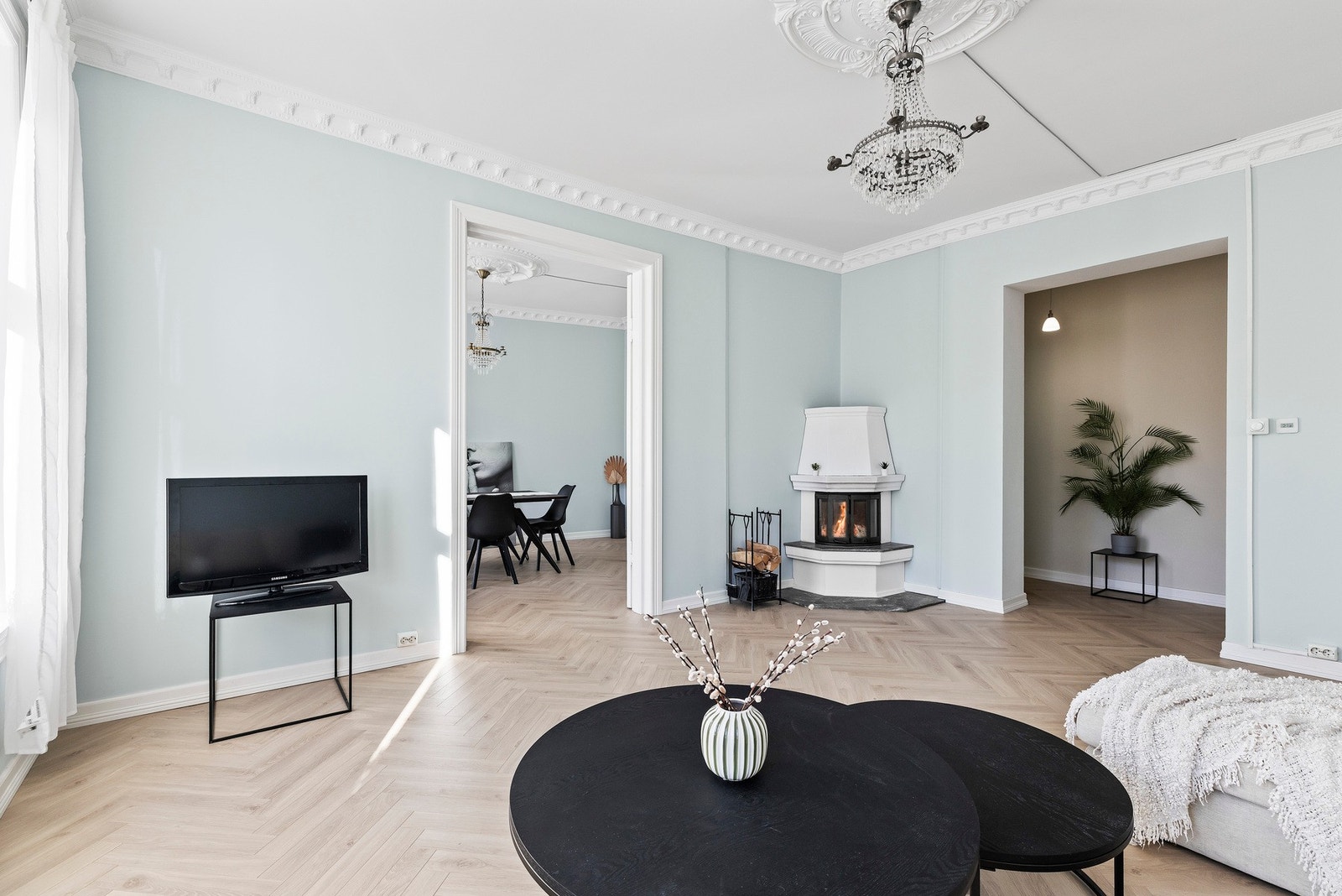 Det kan enkelt innredes med ulike soner for både egentid og sosialt samvær. Galleribilde