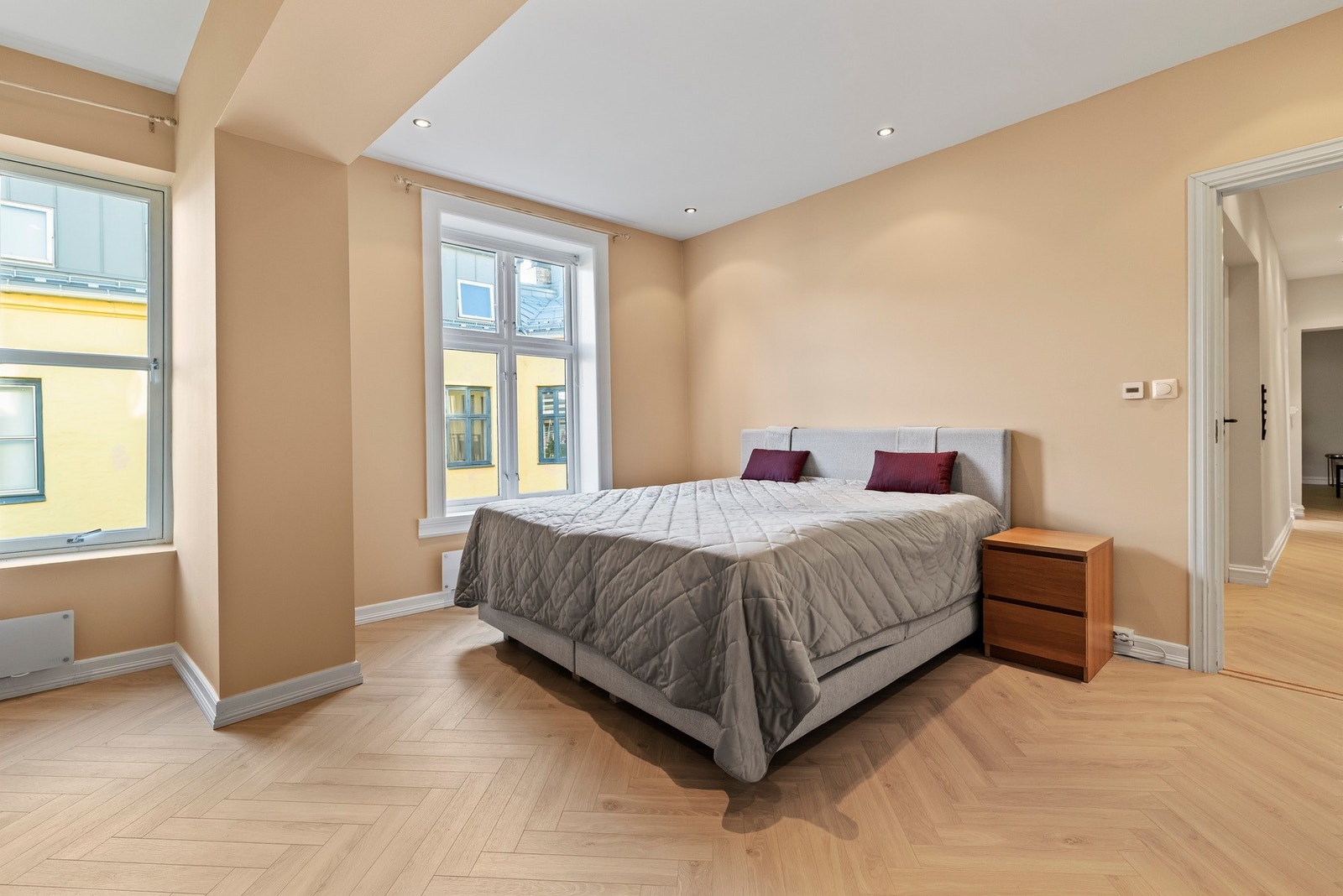 Hovedsoverommet er av meget god størrelse. Galleribilde