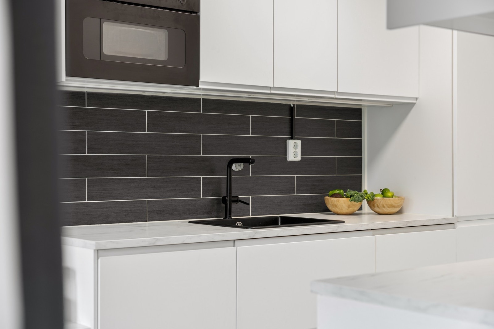 Både bad og kjøkken er vurdert til TG1 på de fleste punkter. Galleribilde