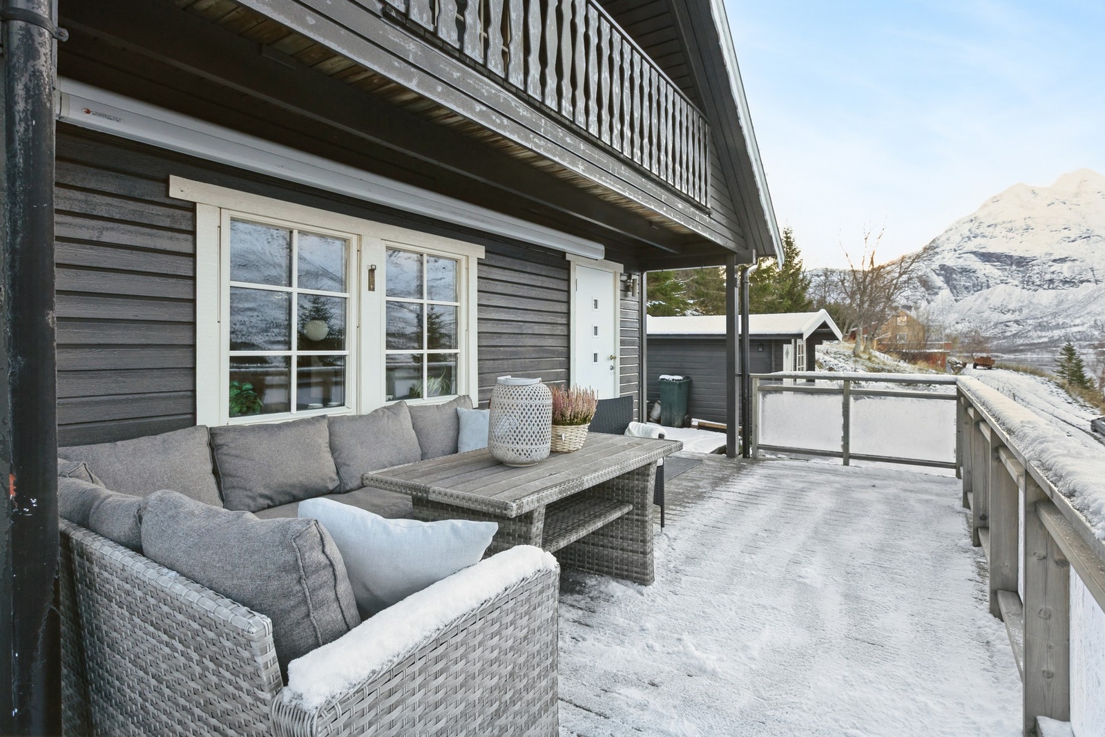 Her snakker vi terrasse med fin utsikt! Galleribilde