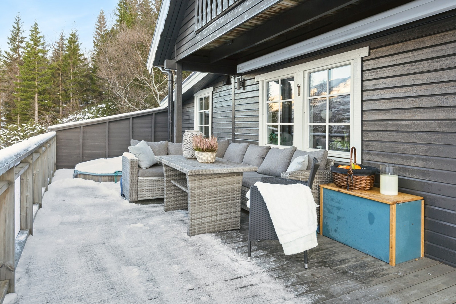 Her kan man nyte deilige dager ute. Nedfelt badestamp | Galleribilde