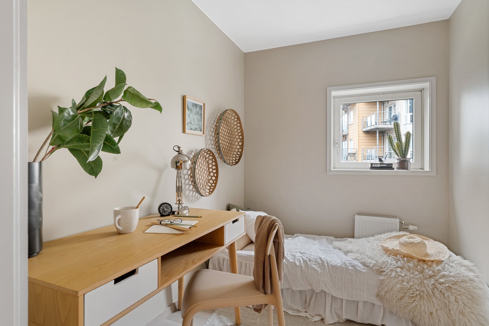 Leilighetens andre soverom er på ca. 6 kvm. Galleribilde